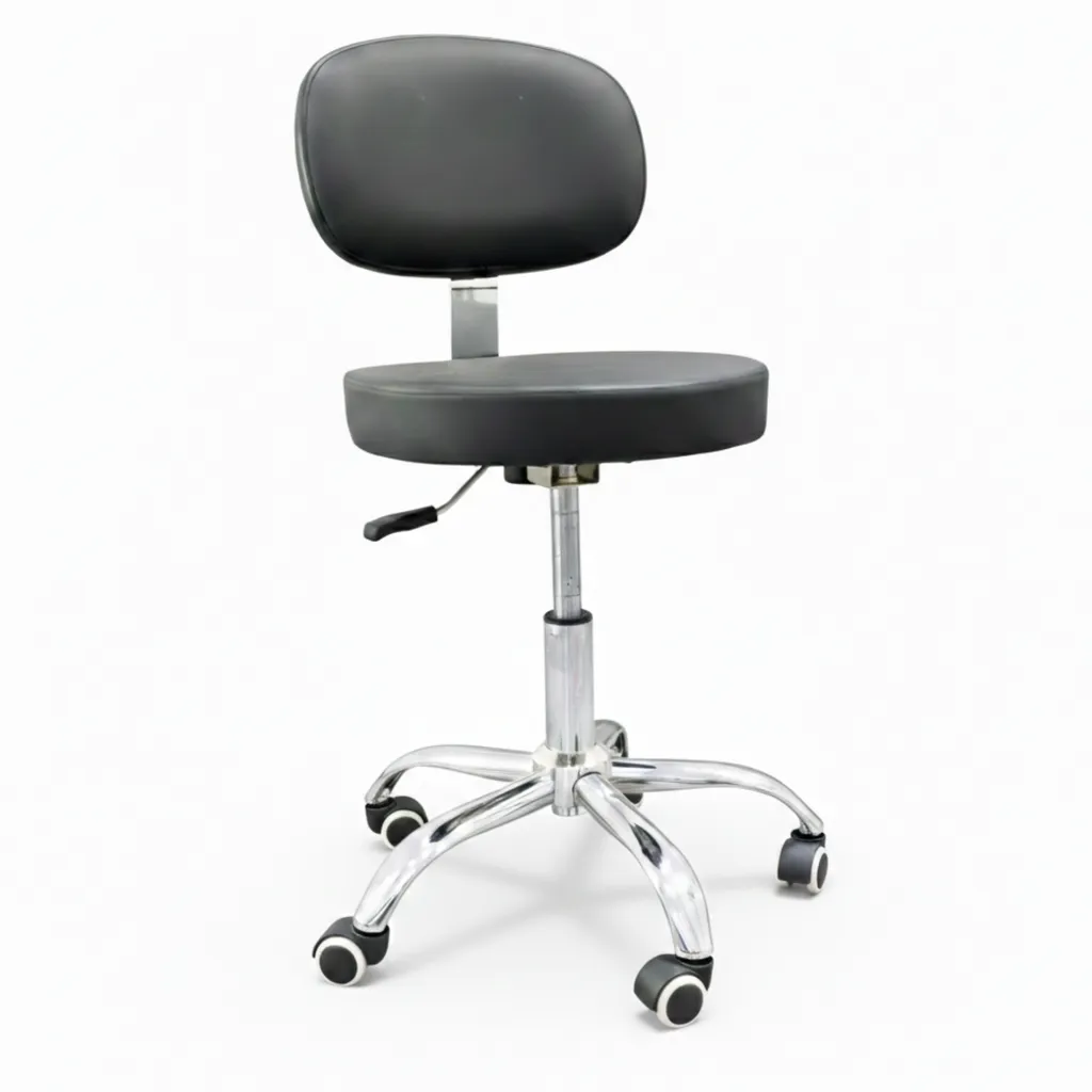 [INN-L060] -Taburete Giratorio Con Espaldar InnCare .webp