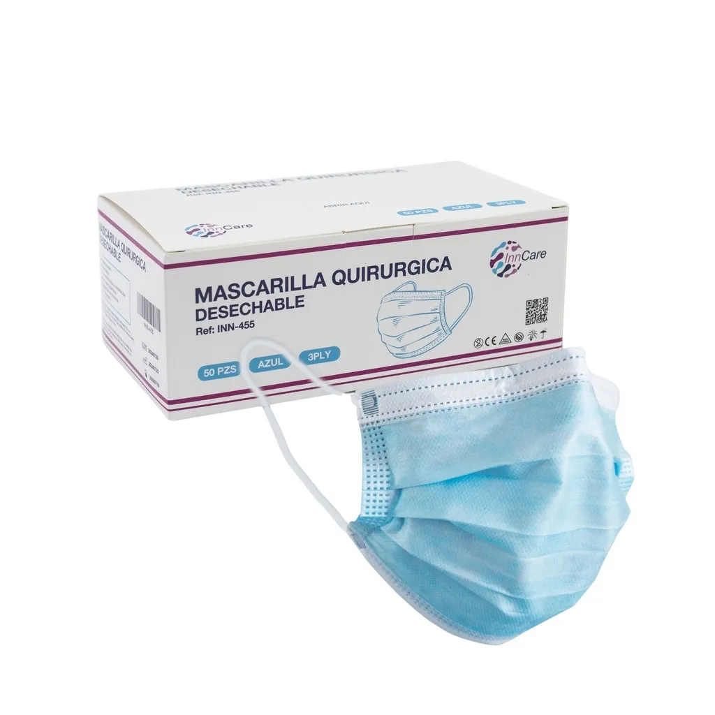 [1004354] MASCARILLAS DESECHABLES 3 PLY INN-455