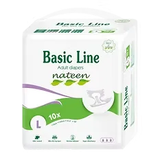 PAÑALES PARA ADULTO (L) BASIC LINE (ABIERTOS)